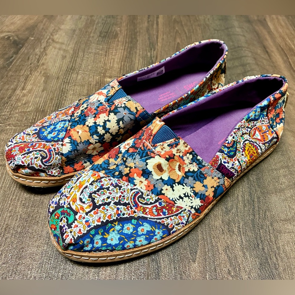 Toms Multicolor Floral Alpargata Loafers